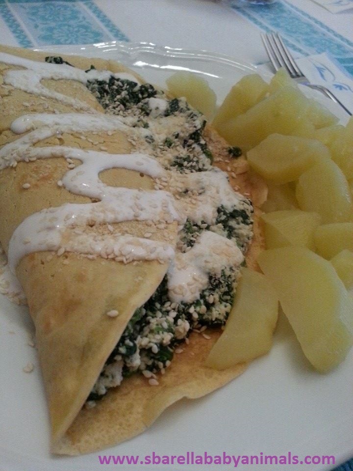 Crespelle di ceci con ricotta e spinaci di Valentina - Recipefy