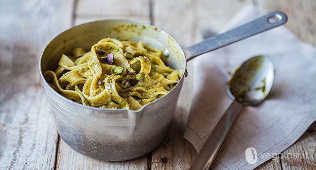 Pasta con pesto di pistacchi de Valentina - Recipefy