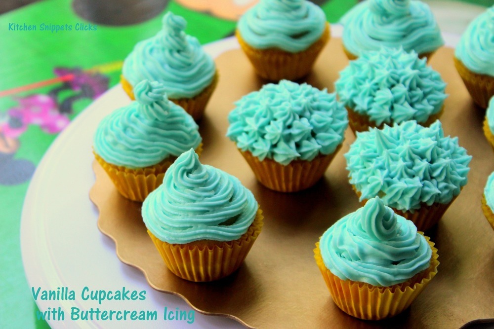 Vanilla Cup Cakes with Buttercream icing de Kitchen Snippets - Recipefy