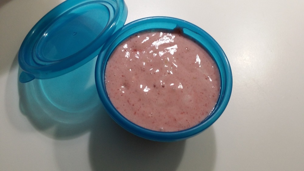 FRUTTOLO FRAGOLA E BANANA FATTO IN CASA of clementina zambrini - Recipefy