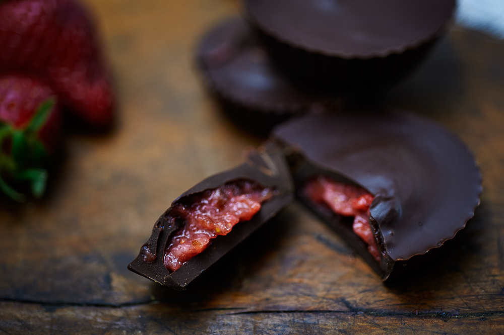 Cioccolatini crudisti alla fragola di Valentina - Recipefy