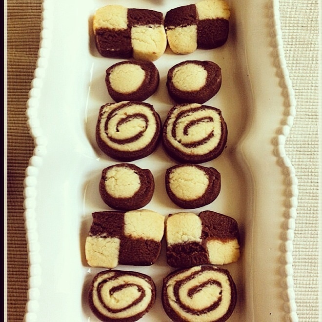 Biscotti sable' bicolore di Eleonora Michielan - Recipefy