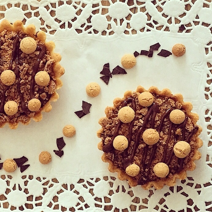 Crostatine con Nutella e amaretti de Eleonora Michielan - Recipefy