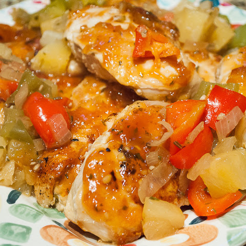 Pineapple Honey Chicken - Crockpot di Amy Jessup - Recipefy