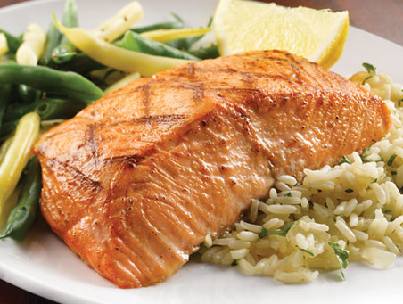 Salmon, green beans, rice de Amy Jessup - Recipefy