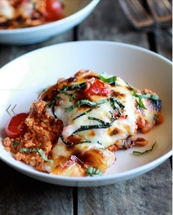 Creamy Caprese Quinoa Bake of Karyn Johnson - Recipefy