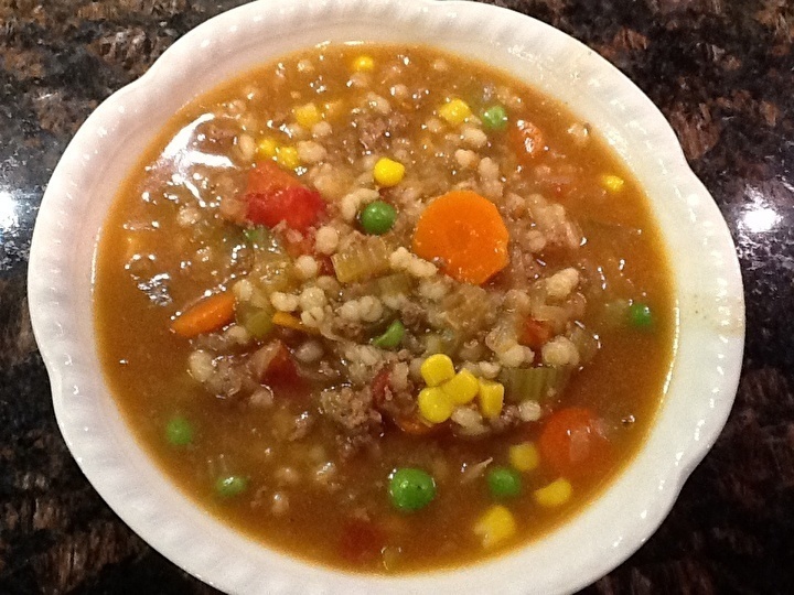 Vegetable Beef Barley of Karyn Johnson - Recipefy