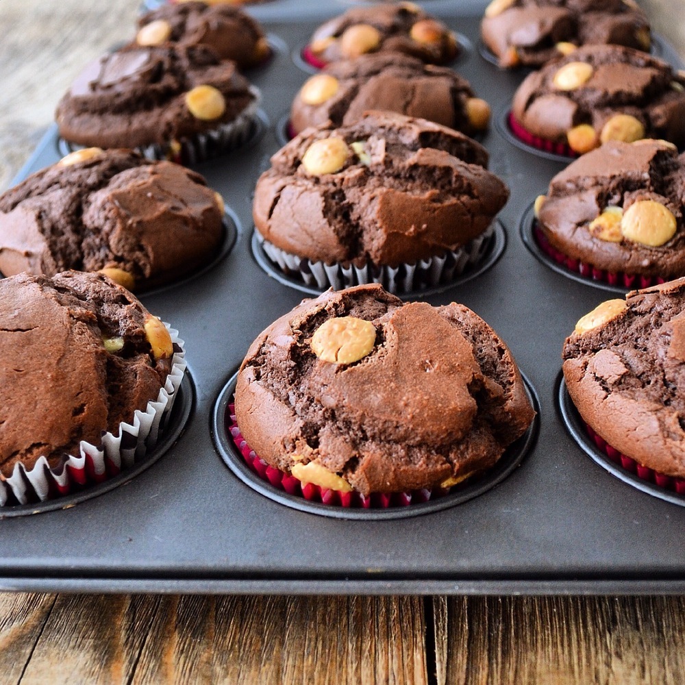 Muffin con cacao e gocce di cioccolato bianco di Eleonora Michielan - Recipefy