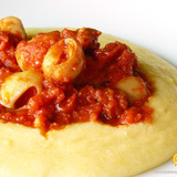 Seppioline_salsa_pomodoro_polenta