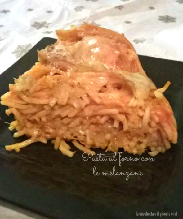 Pasta al forno con le melanzane fritte of Marina - Recipefy