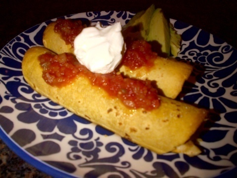 Baked Creamy Chicken Taquitos of Courtney Glantz - Recipefy