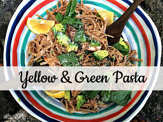 Yellow & Green Pasta, Round II of Courtney Glantz - Recipefy