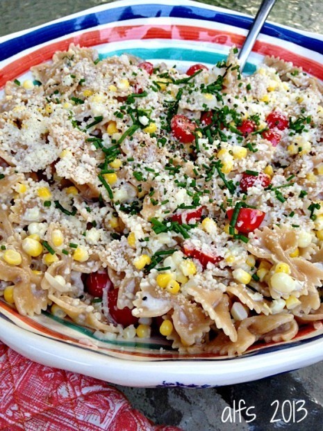 Summer Corn Pasta de Courtney Glantz - Recipefy