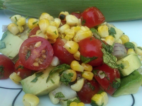 Grilled Corn Salad di Courtney Glantz - Recipefy