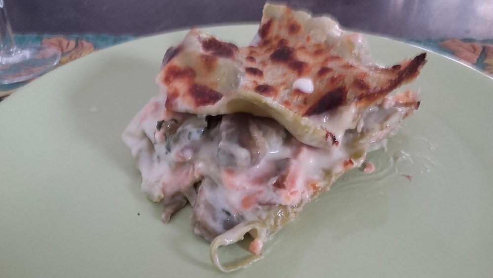 LASAGNE VERDI AL FORNO VELOCISSIME CARCIOFI E SALMONE AFFUMICATO of Marina Marini - Recipefy