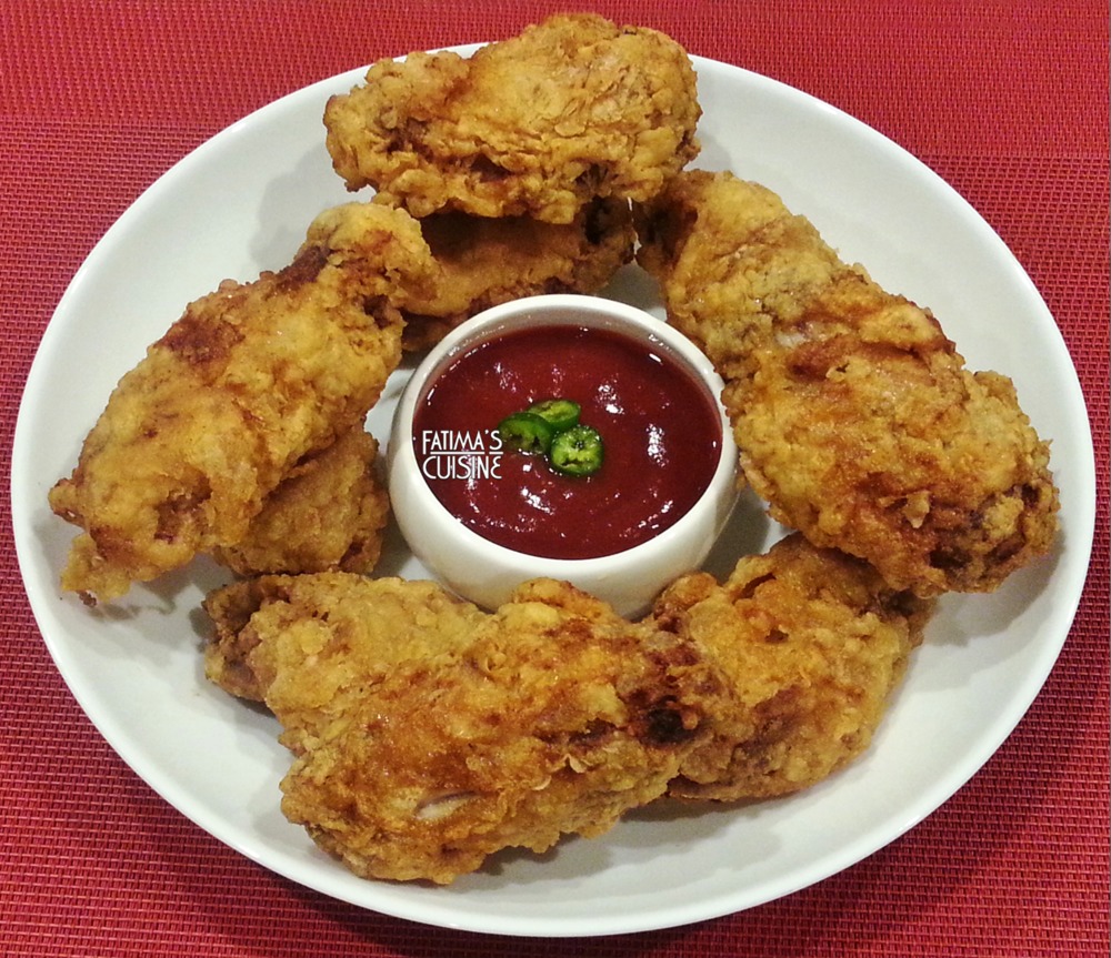 Crispy Fried Chicken Wings - Easy to Cook | Homemade | Restaurant style | Tasty Recipe de Fatimas Cuisine - Recipefy