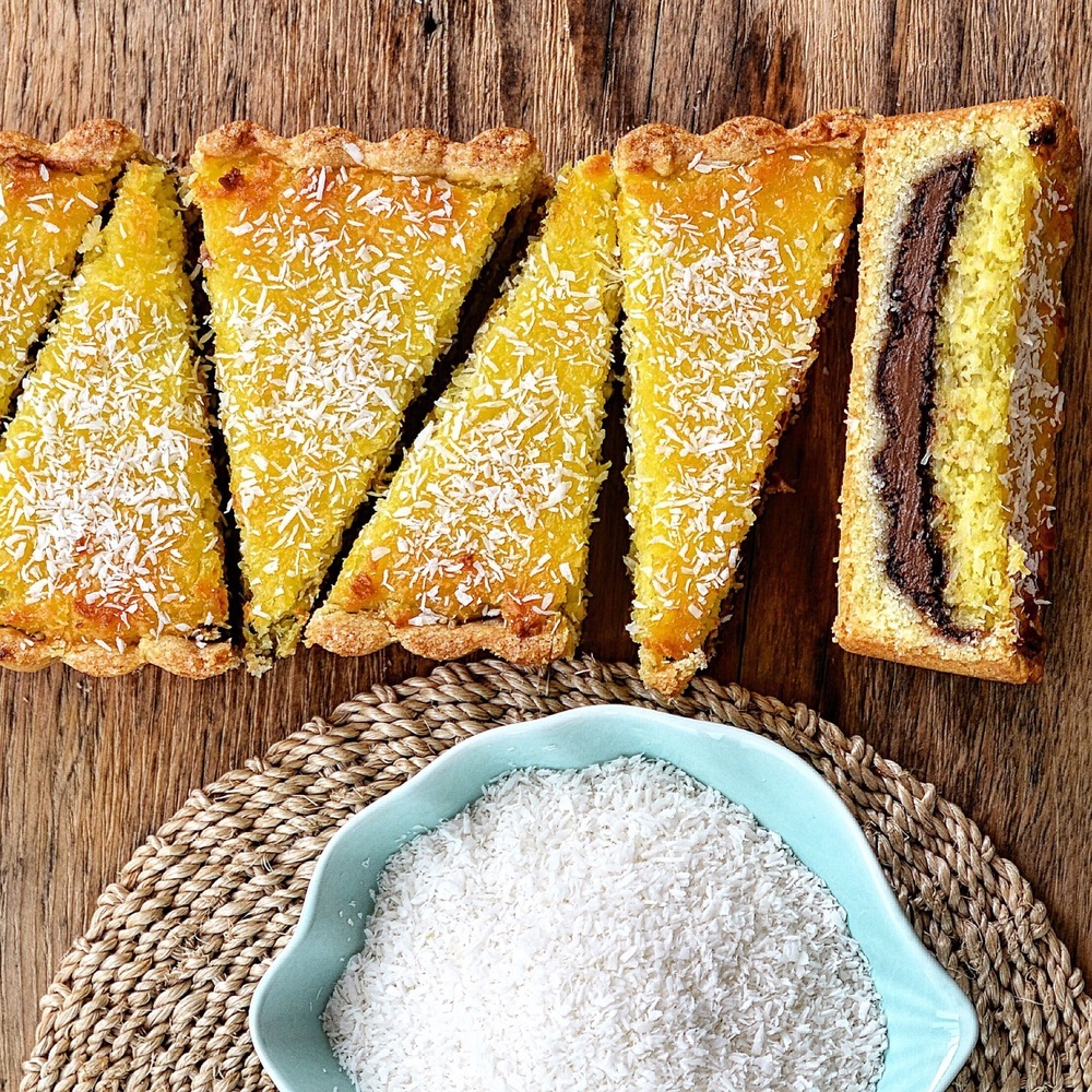 Crostata con Nutella e crema al cocco of Eleonora Michielan - Recipefy