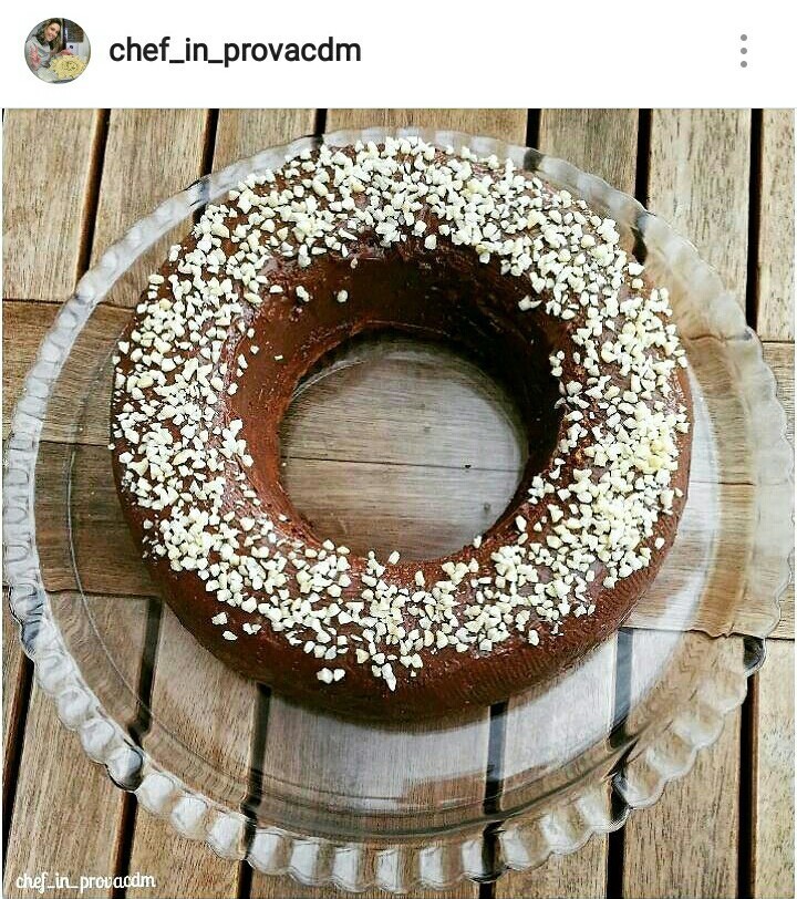 Ciambella alla panna con glassa alla nutella of Cuciniamo Chefinprovacdm Carmen - Recipefy