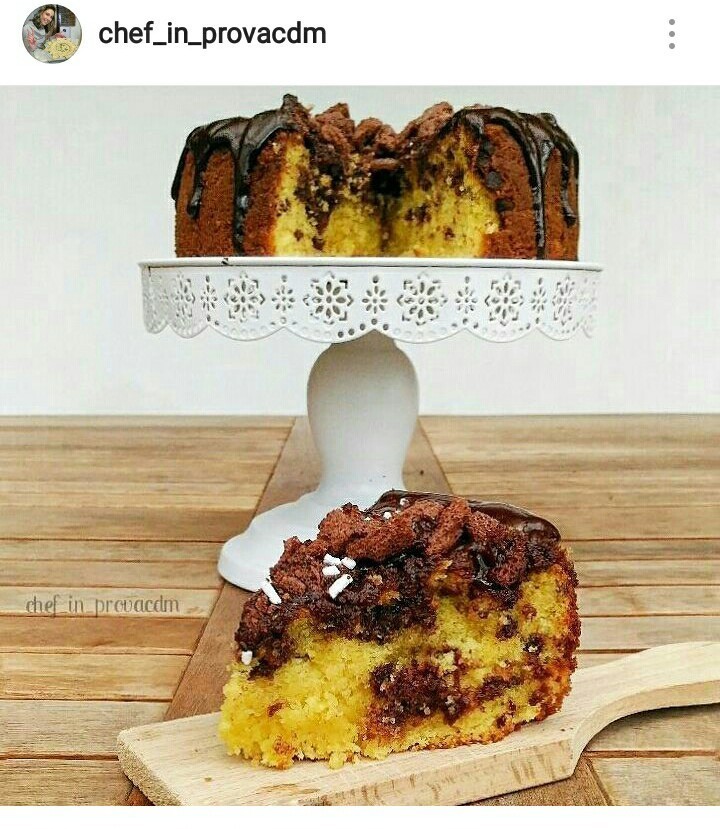 Torta alla panna montata con glassa al cioccolato fondente di Cuciniamo Chefinprovacdm Carmen - Recipefy