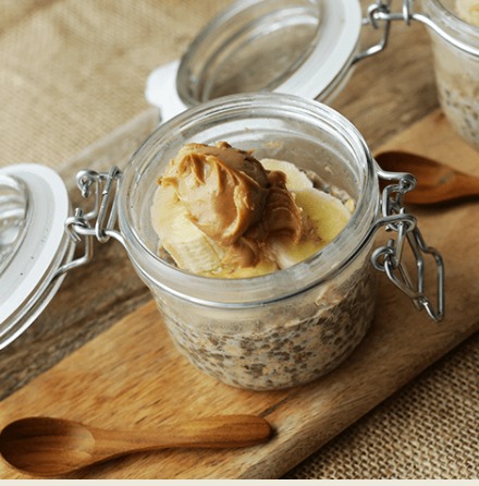 Peanut butter banana overnight oats di Schalene Dagutis - Recipefy