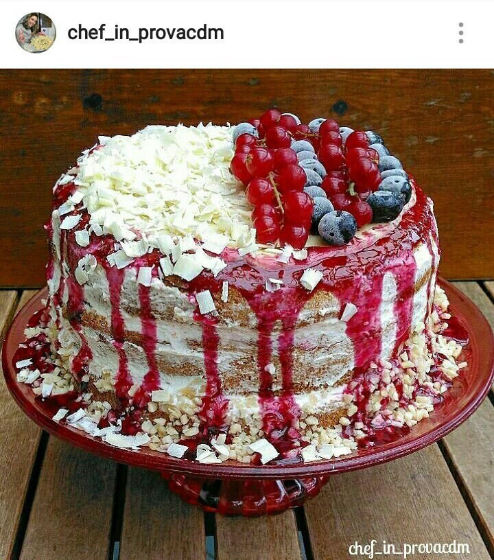 Neked cake con camy cream coulis di lamponi frutti di bosco e cioccolato bianco of Cuciniamo Chefinprovacdm Carmen - Recipefy