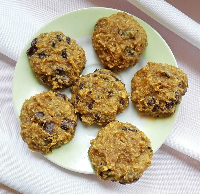4-Ingredient Banana Peanut Butter Chocolate Chip Cookies de MyHealthyDessert - Recipefy