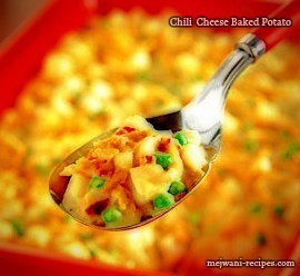 Chili-Cheese Baked Potato de Mejwani Recipes - Recipefy