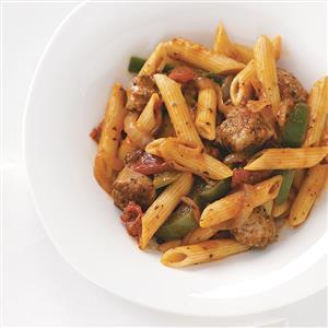 Kelly's Penne with Italian Sausage of Kelly Barton - Recipefy