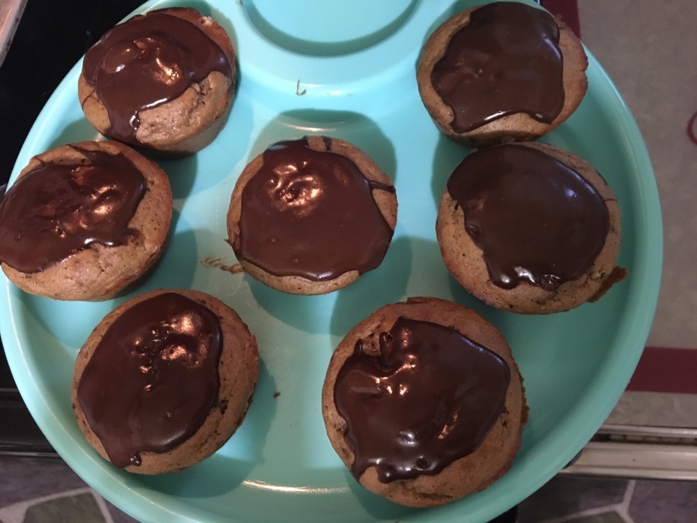 Chocolate Peanut Butter Keto Muffins With Chocolate Icing of DGB - Recipefy
