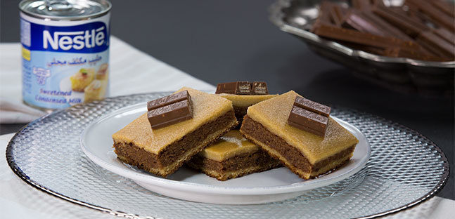 Basbousa Kit Kat de Maya Ahmad - Recipefy