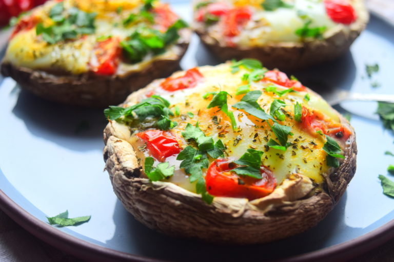 Baked Mushroom & Egg di MyNutriCounter - Recipefy