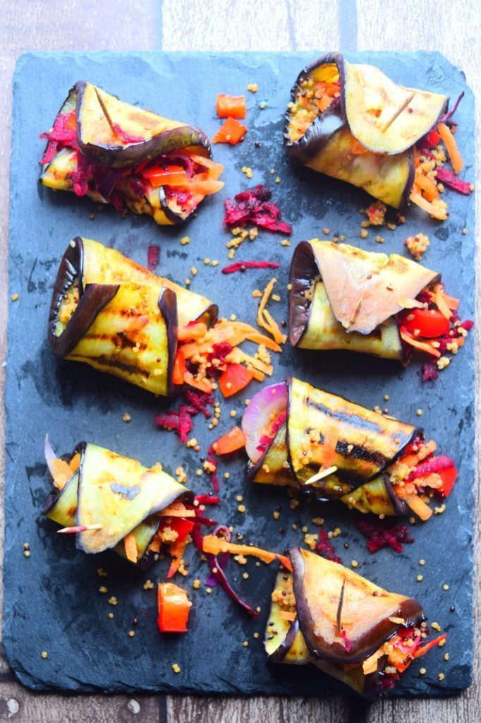 Aubergine Veggie Rolls di MyNutriCounter - Recipefy