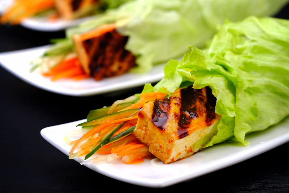 Bulgogi-Spiced Tofu Wraps with Kimchi Slaw di MyNutriCounter - Recipefy