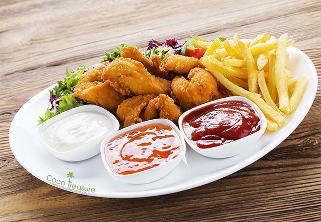 Crunchy Coconut Oil Fish Nuggets of Coco Treasure Organics - Recipefy