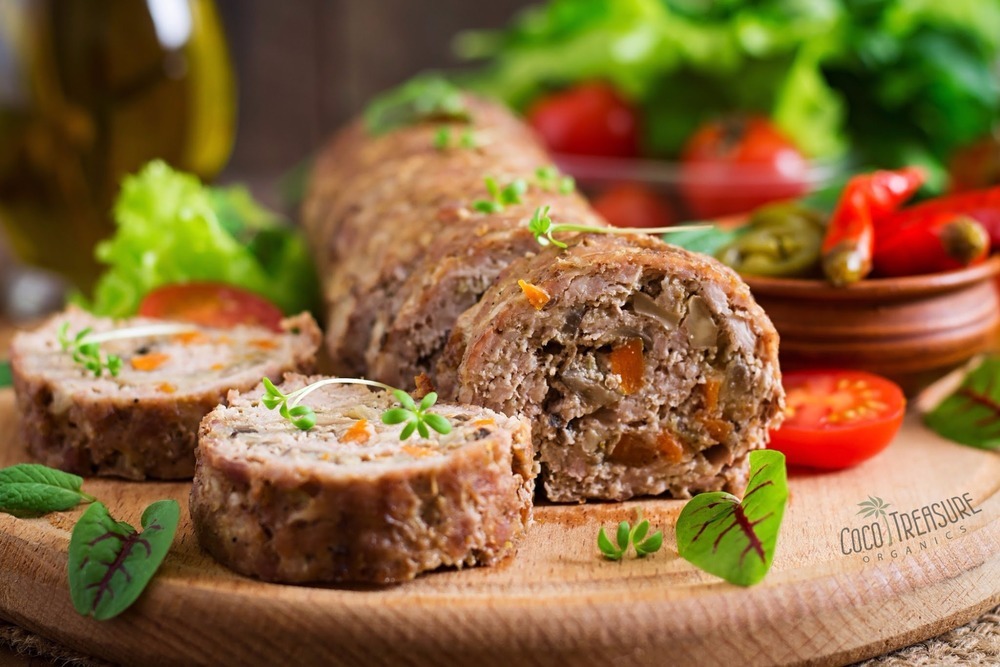 Gluten-Free Meatloaf with Coconut Flour of Coco Treasure Organics - Recipefy