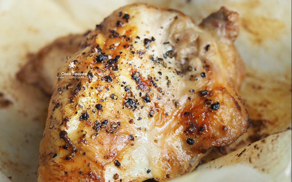 Baked Chicken with Coconut Oil Basting Sauce of Coco Treasure Organics - Recipefy