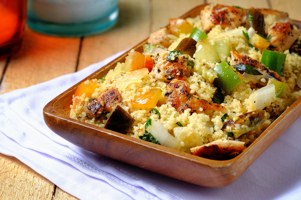 Mediterranean chicken and couscous salad of matt taylor - Recipefy