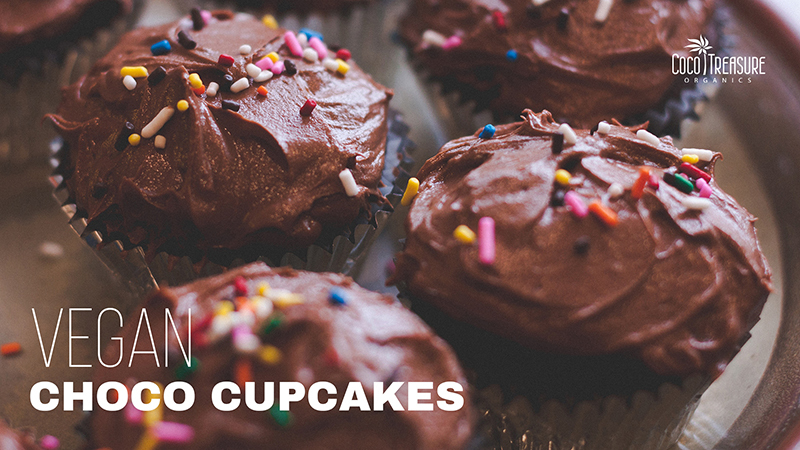 Vegan Choco Cupcakes de Coco Treasure Organics - Recipefy