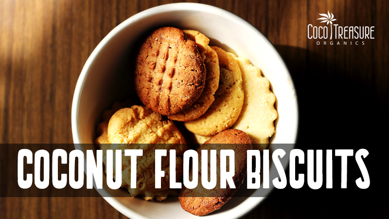 Coconut Flour Biscuits de Coco Treasure Organics - Recipefy