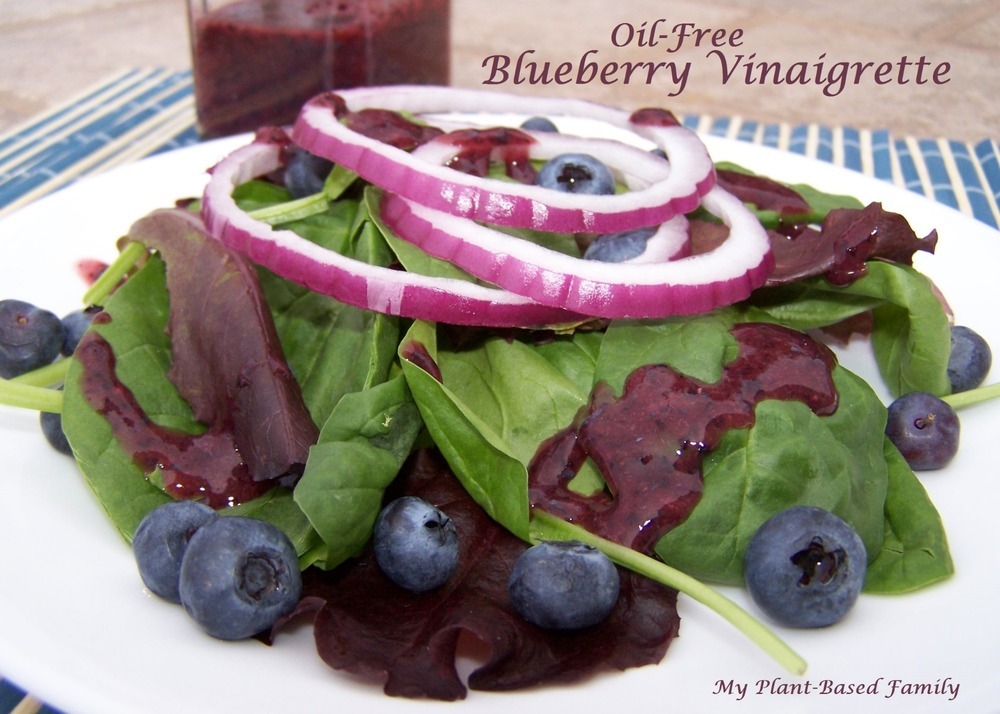 Oil-Free Blueberry Vinaigrette de Plants on My Plate - Recipefy