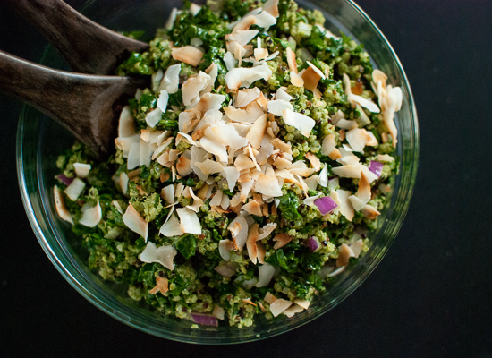 Coconut Quinoa Kale Salad of Plants on My Plate - Recipefy