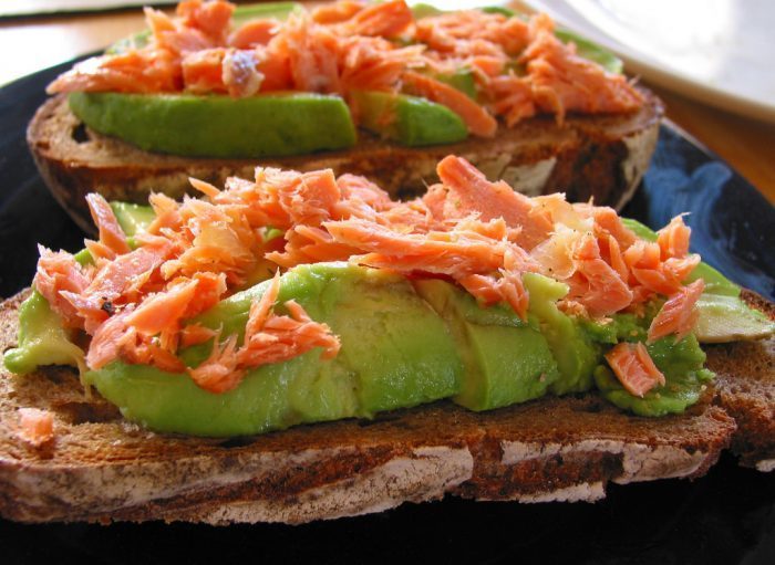 Avocado Stuffed with Smoked Salmon of Adon Djov - Recipefy