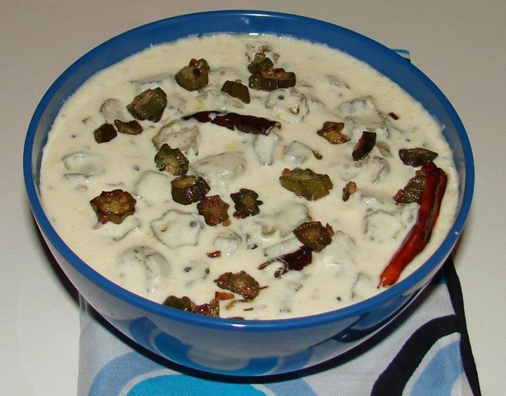 Vendaikkai Pachadi Recipe di Mithra - Recipefy