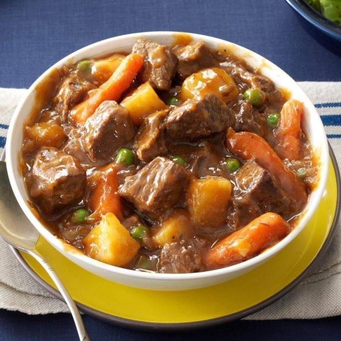 Slow Cooker Beef Vegetable Stew di Ashley - Recipefy