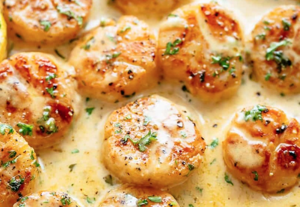 Creamy Garlic Scallops di Schalene Dagutis - Recipefy